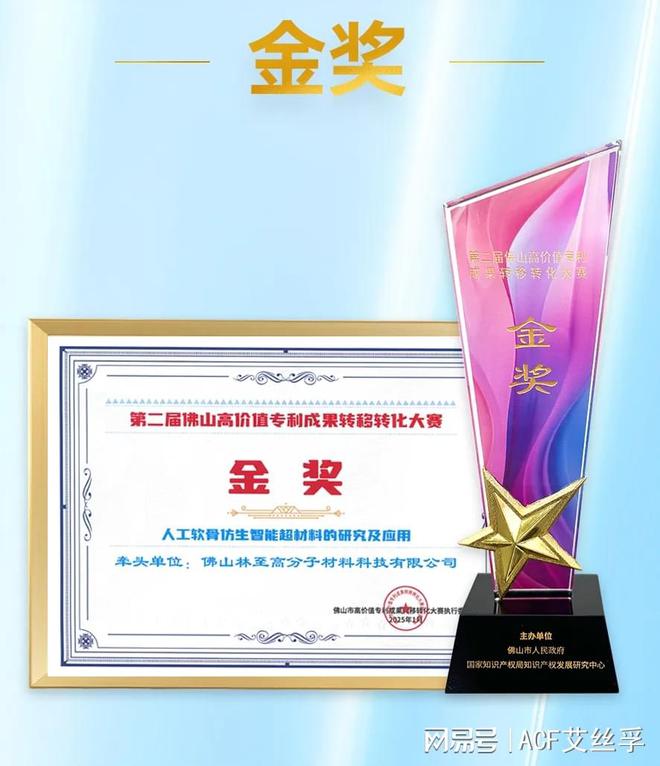 届佛山高价值专利成果转移转化大赛金奖】必一体育运动appACF软谷获得【第二(图1)